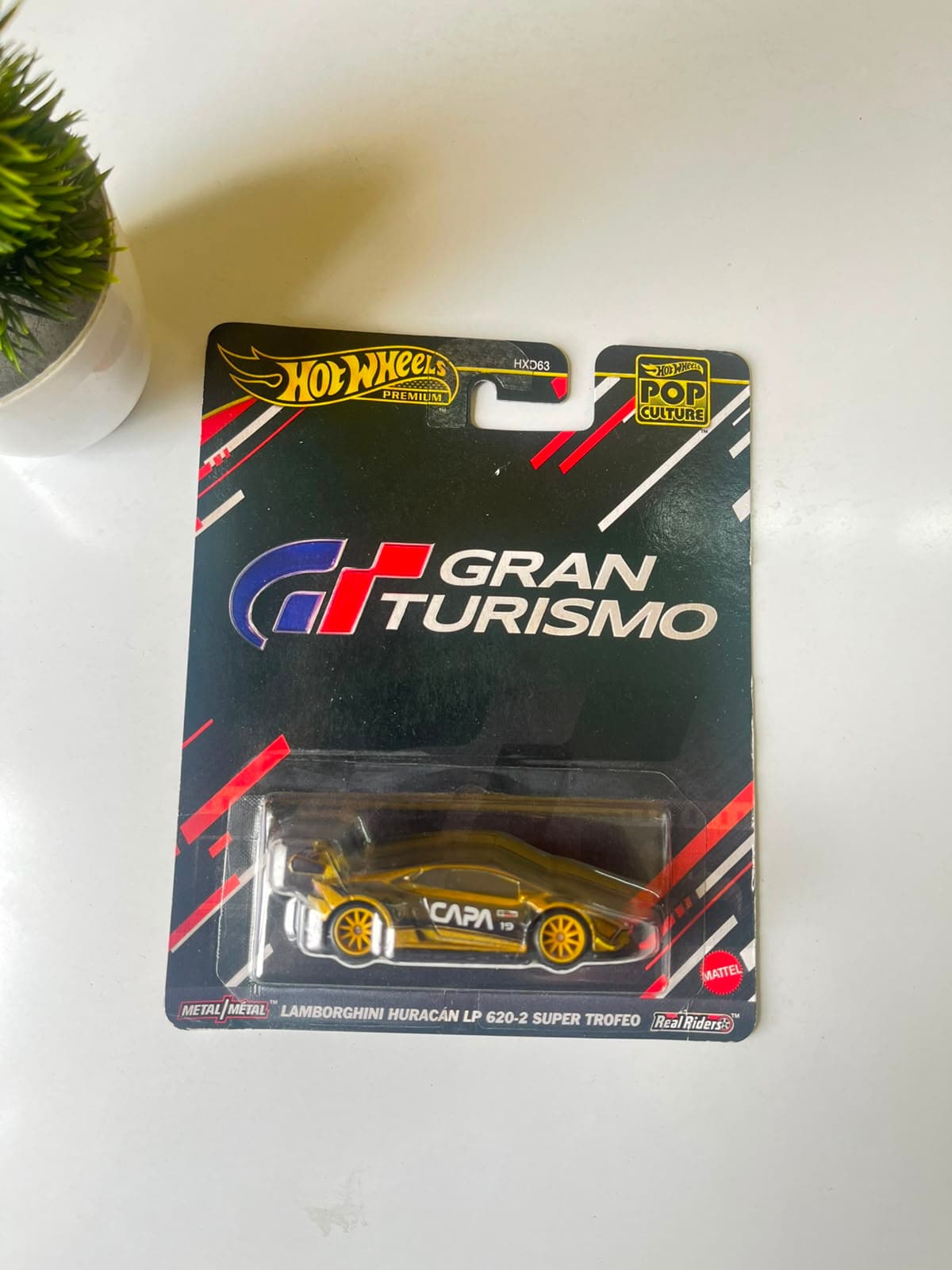 HotWheels Premium Gran Turismo Lamborghini Huracan LP 620-2 Super Trofeo